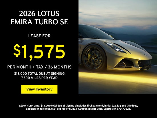 2026 Lotus Emira Turbo SE